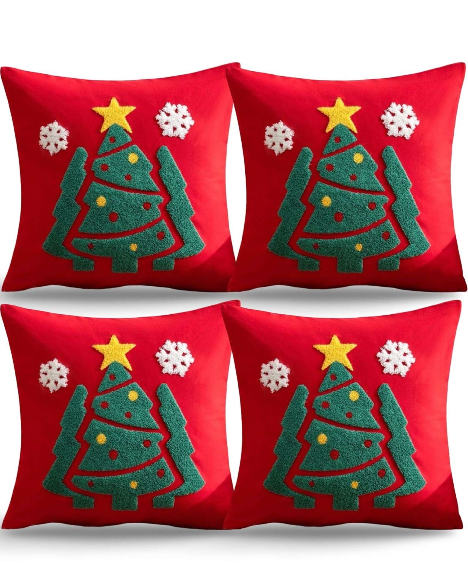 PACK DE 4 FUNDAS DE COJIN PARA NAVIDAD K5 - 1
