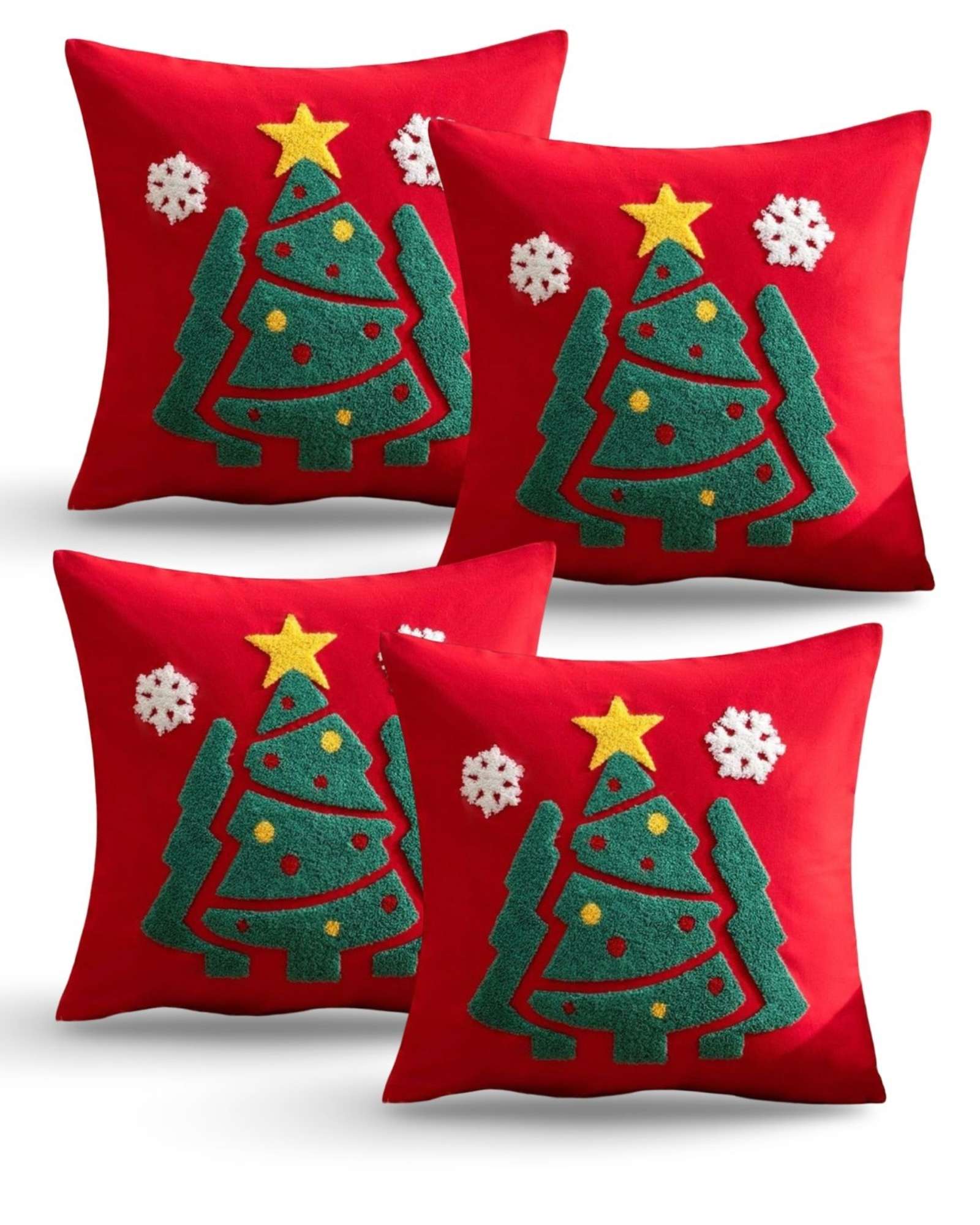 PACK DE 4 FUNDAS DE COJIN PARA NAVIDAD K5 - 2