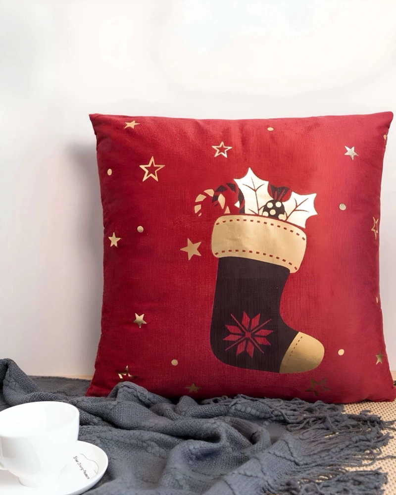 PACK DE 4 FUNDAS DE COJIN PARA NAVIDAD M14 - 4