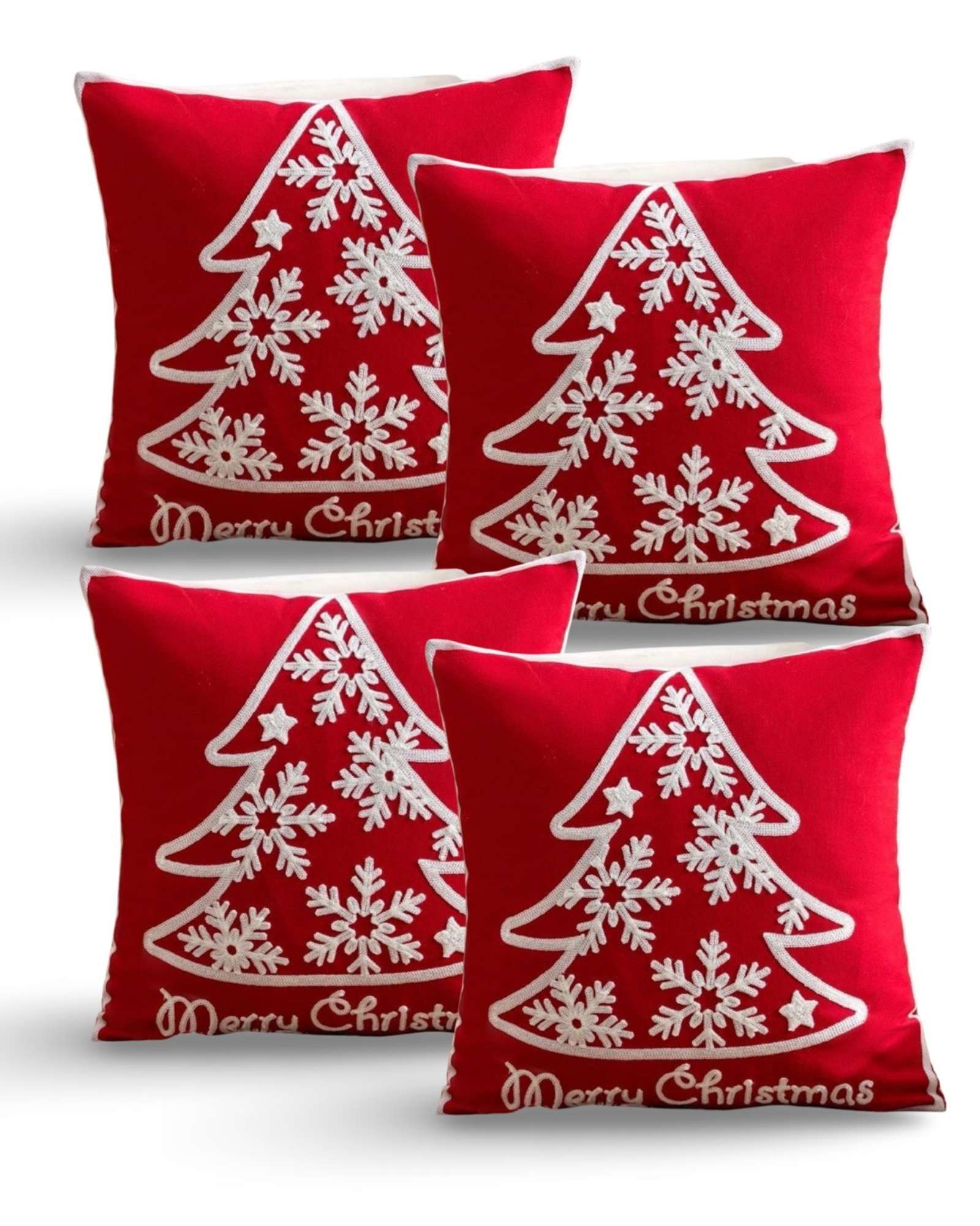 PACK DE 4 FUNDAS DE COJIN PARA NAVIDAD K11 - 2