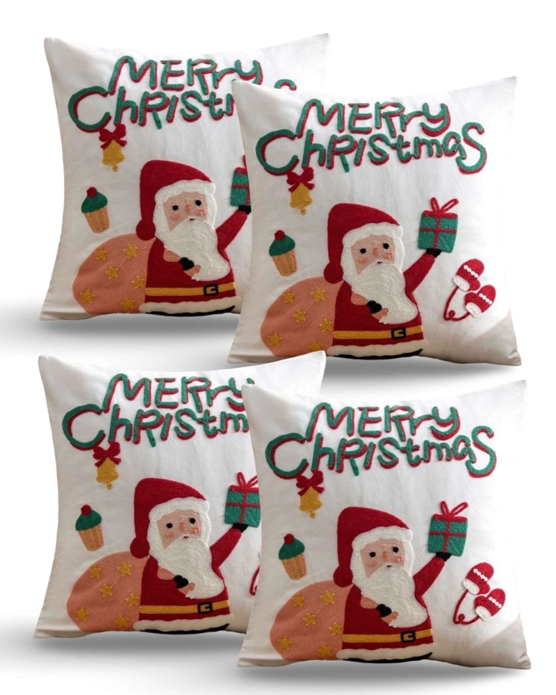 PACK DE 4 FUNDAS DE COJIN PARA NAVIDAD K9 - 2