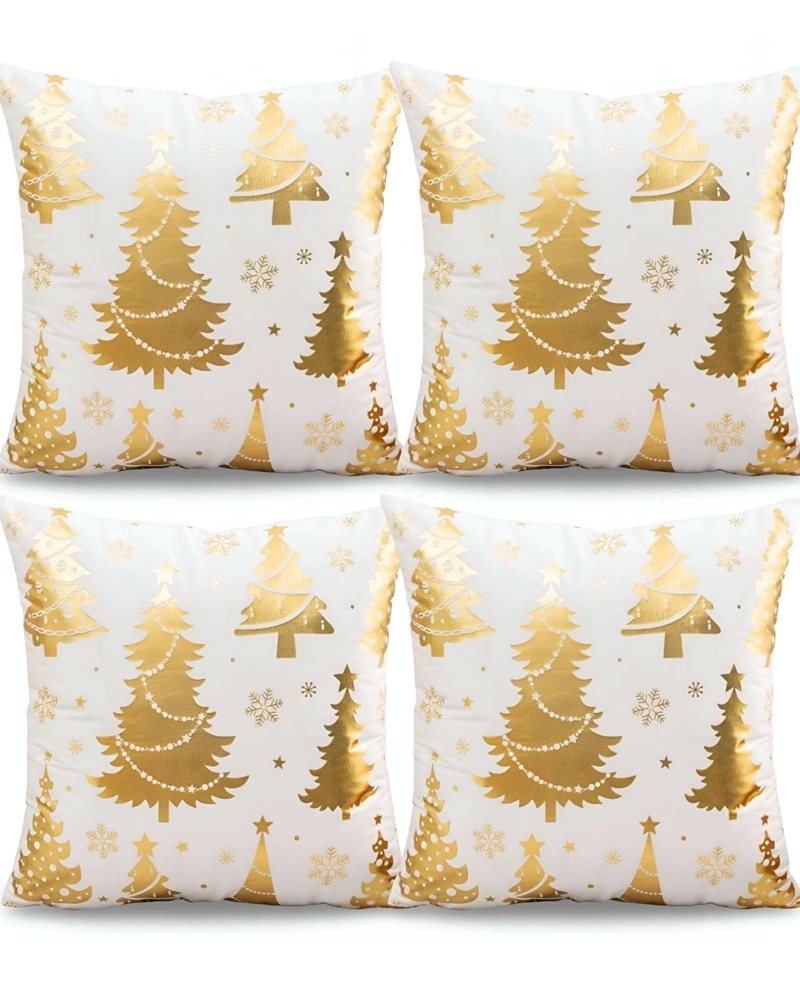 PACK DE 4 FUNDAS DE COJIN PARA NAVIDAD M12 - 1