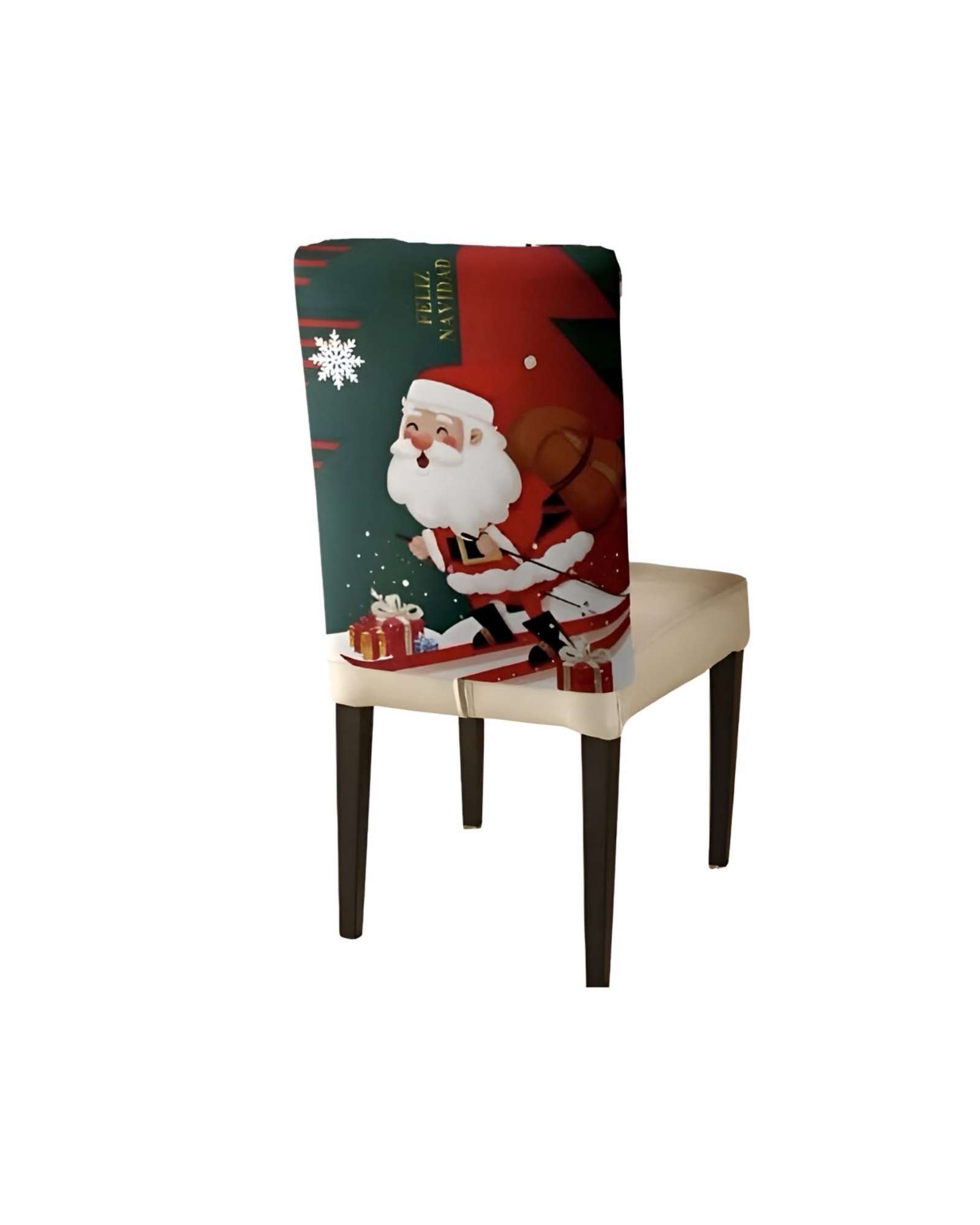 PACK DE 6 FUNDAS DE RESPALDO DE SILLAS DE NAVIDAD N21 - 2