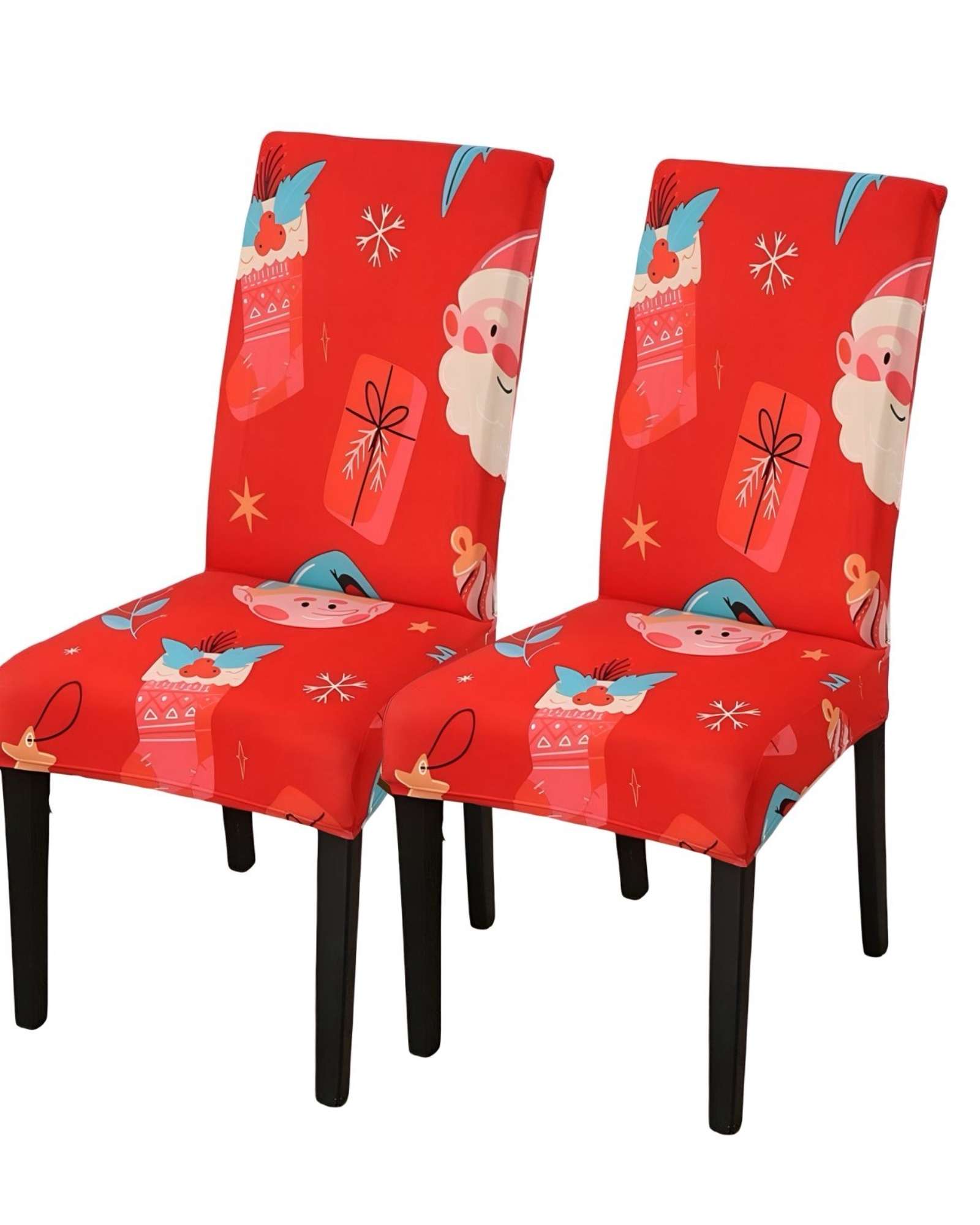 PACK DE 6 FUNDAS PARA SILLAS DE NAVIDAD N14 - 3