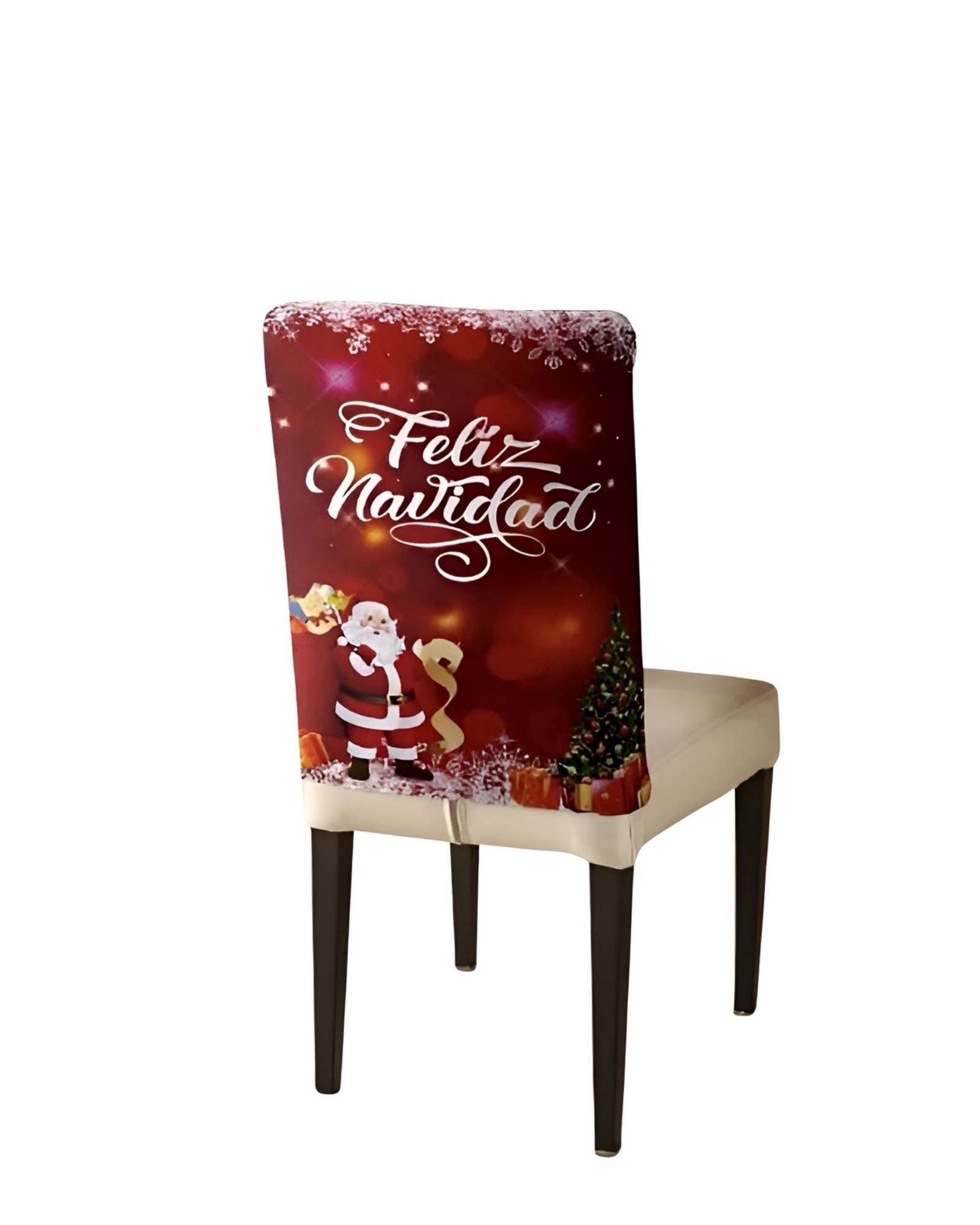 PACK DE 6 FUNDAS DE RESPALDO DE SILLAS DE NAVIDAD N17 - 2