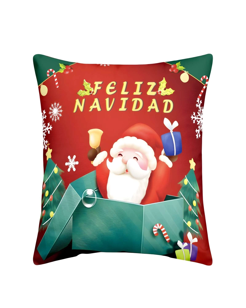 PACK DE 4 FUNDAS DE COJINES DE NAVIDAD 45X45 CM A08 - 2