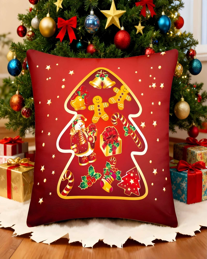 PACK DE 2 FUNDAS DE COJINES DE NAVIDAD 45X45 CM A01 - 3