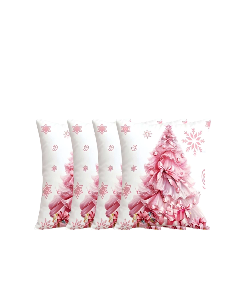 PACK DE 4 FUNDAS DE COJINES DE NAVIDAD 45X45 CM A12 - 1