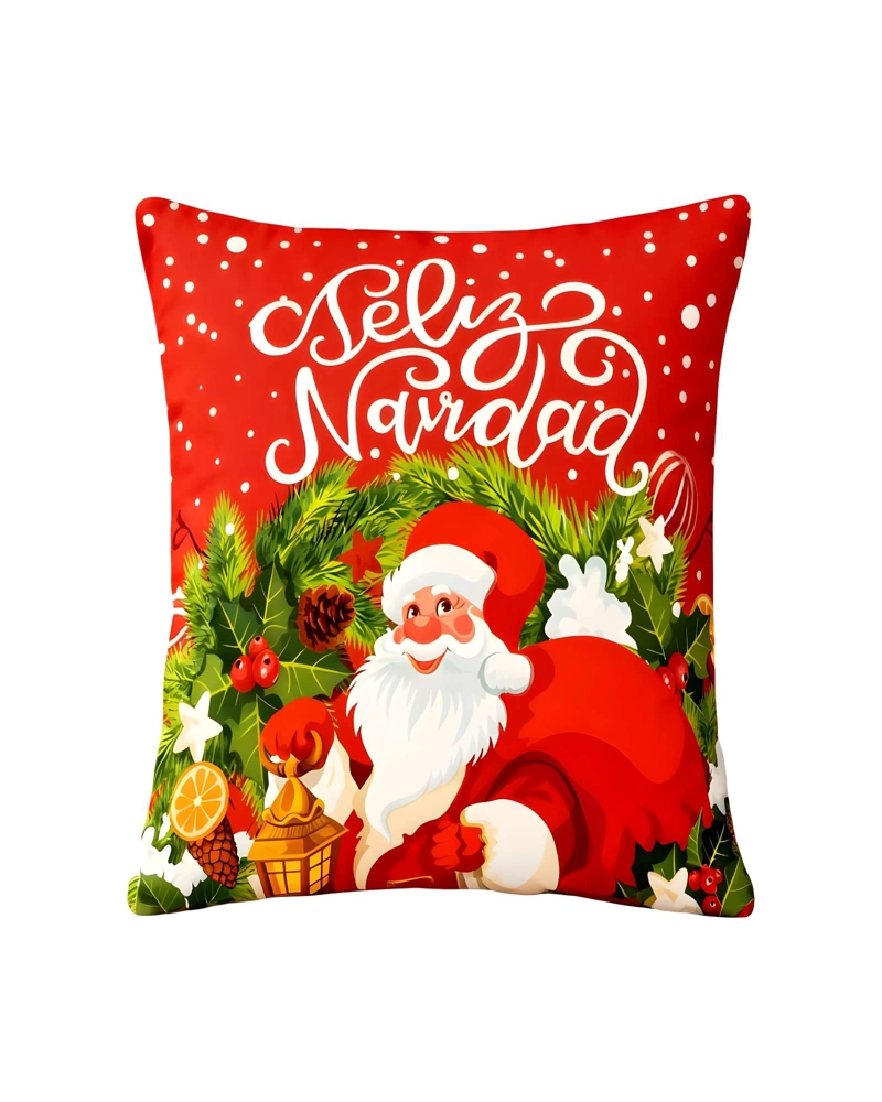 PACK DE 4 FUNDAS DE COJINES DE NAVIDAD 45X45 CM A07 - 2
