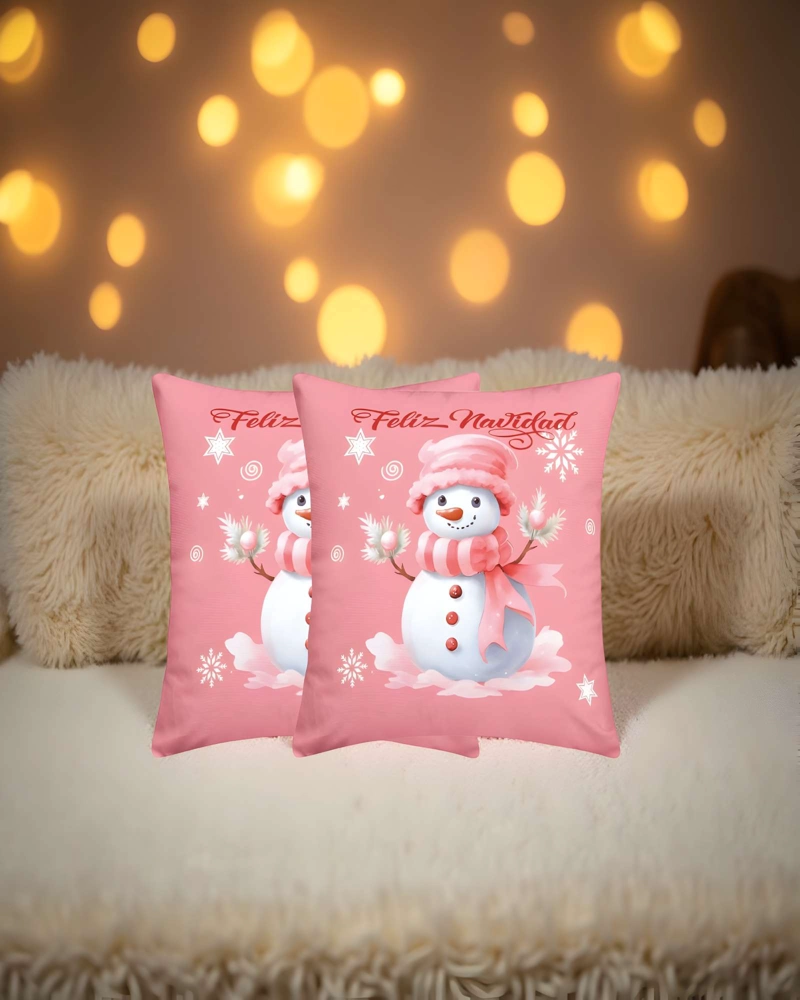 PACK DE 2 FUNDAS DE COJINES DE NAVIDAD 45X45 CM A09 - 4