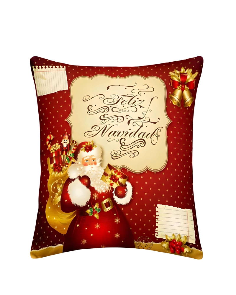 PACK DE 4 FUNDAS DE COJINES DE NAVIDAD 45X45 CM A04 - 2