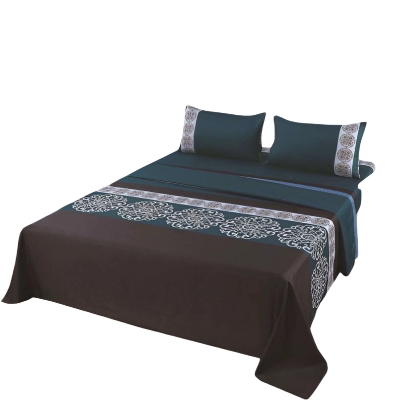 SABANAS CASA SOL SUPER KING VERDE OSCURO - 4