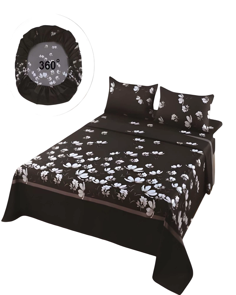 SABANAS CASA SOL SUPER KING NEGRO - 1