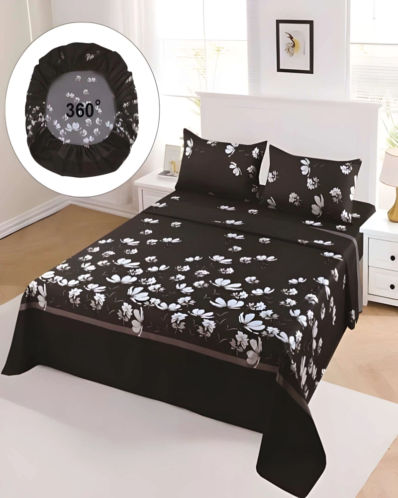 SABANAS CASA SOL SUPER KING NEGRO - 3