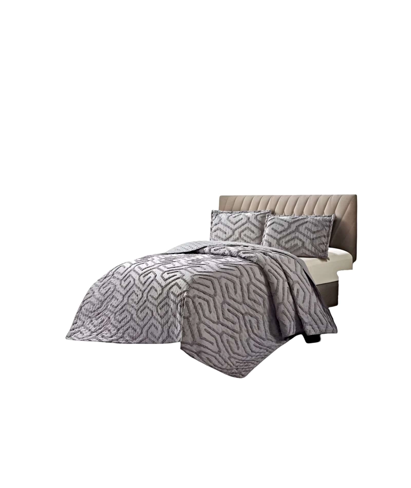 CUBRECAMA QUILT CON DISEÑO RELIEVE KING-SUPERKING 250 X 270 CM 03 - 2