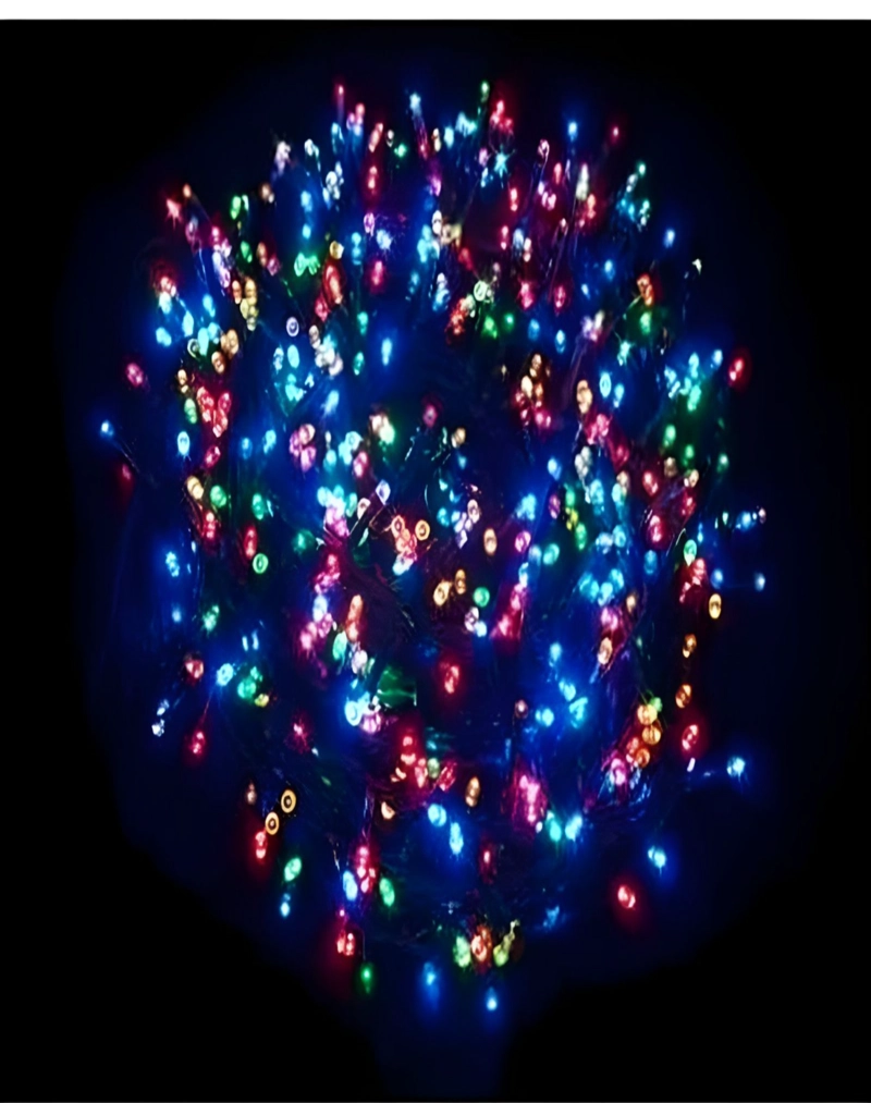 LED MULTICOLOR 400 LUCES GUIRNALDA NAVIDAD LINEALES A - 1