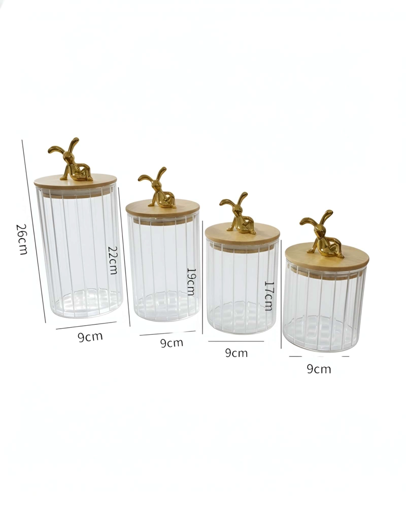 PACK DE 4 CONTENEDORES CON DISEÑO UNICO 01 - 3