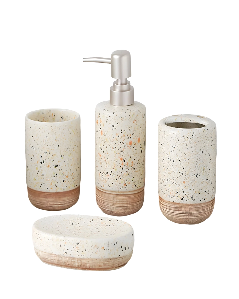 PACK LUJOSO DE 4 ACCESORIOS DE BAÑO - 1