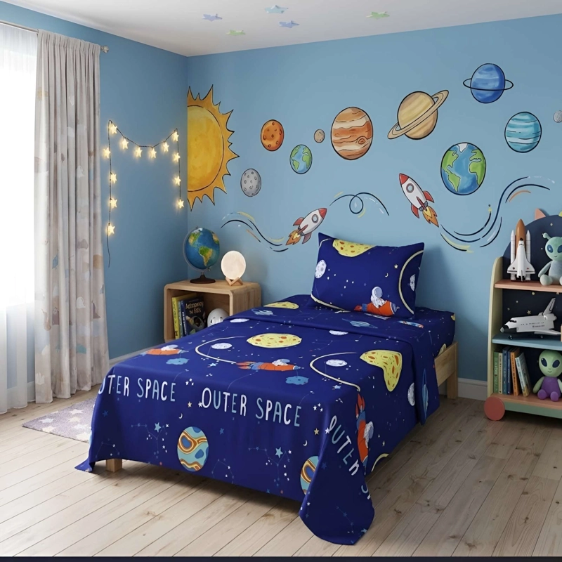SET DE SABANA INFANTIL DE 100 HILOS 1 PLAZA D4 - 3