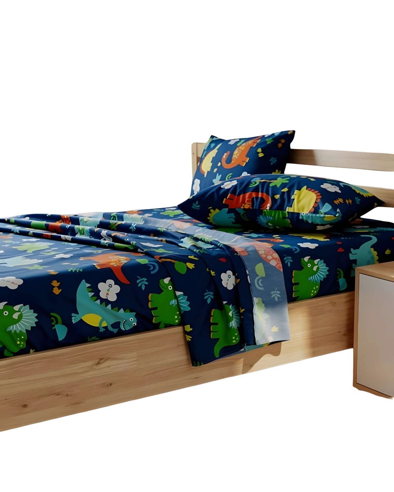 SET DE SABANA INFANTIL DE 100 HILOS 1.5 PLAZAS D5 - 1