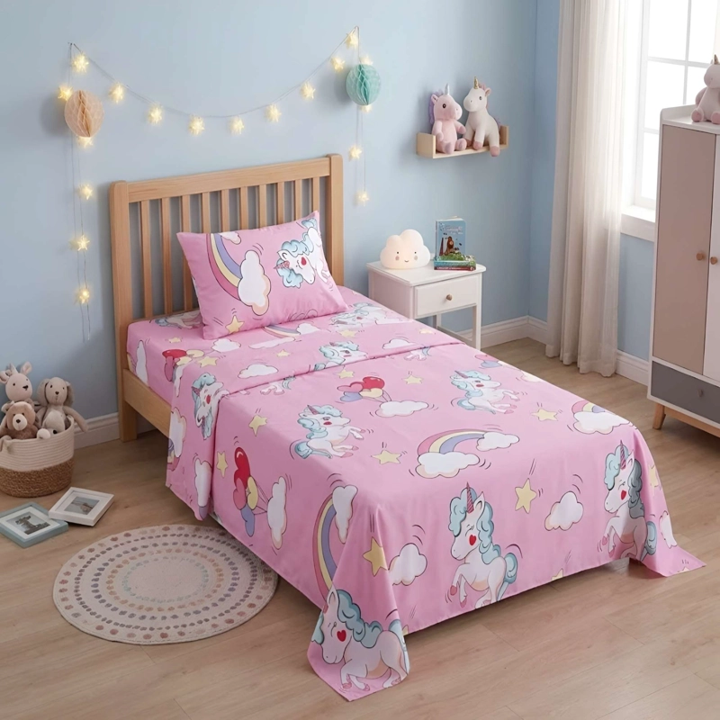 SET DE SABANA INFANTIL DE 100 HILOS 1 PLAZA D2 - 1