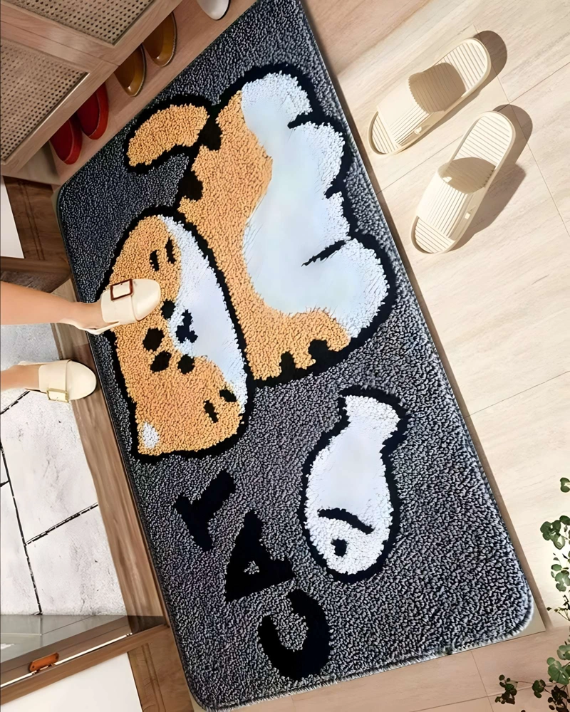 ALFOMBRA DECORATIVA  MINIMALISTA GRIS 01 - 4