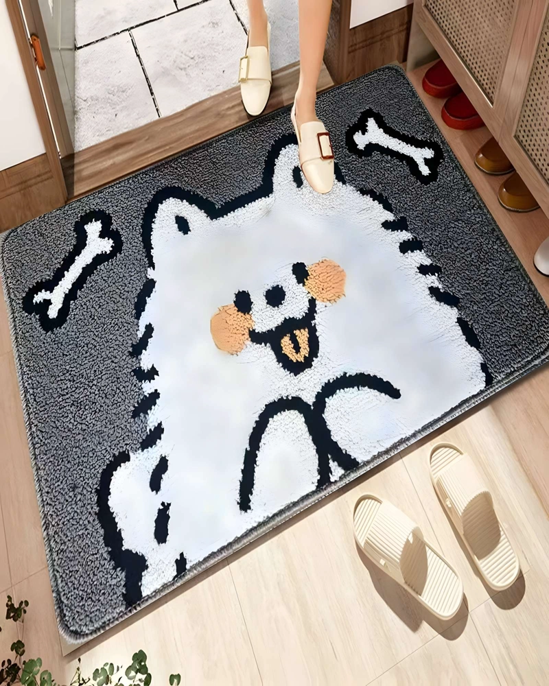 ALFOMBRA DECORATIVA MINIMALISTA GRIS 02 - 3