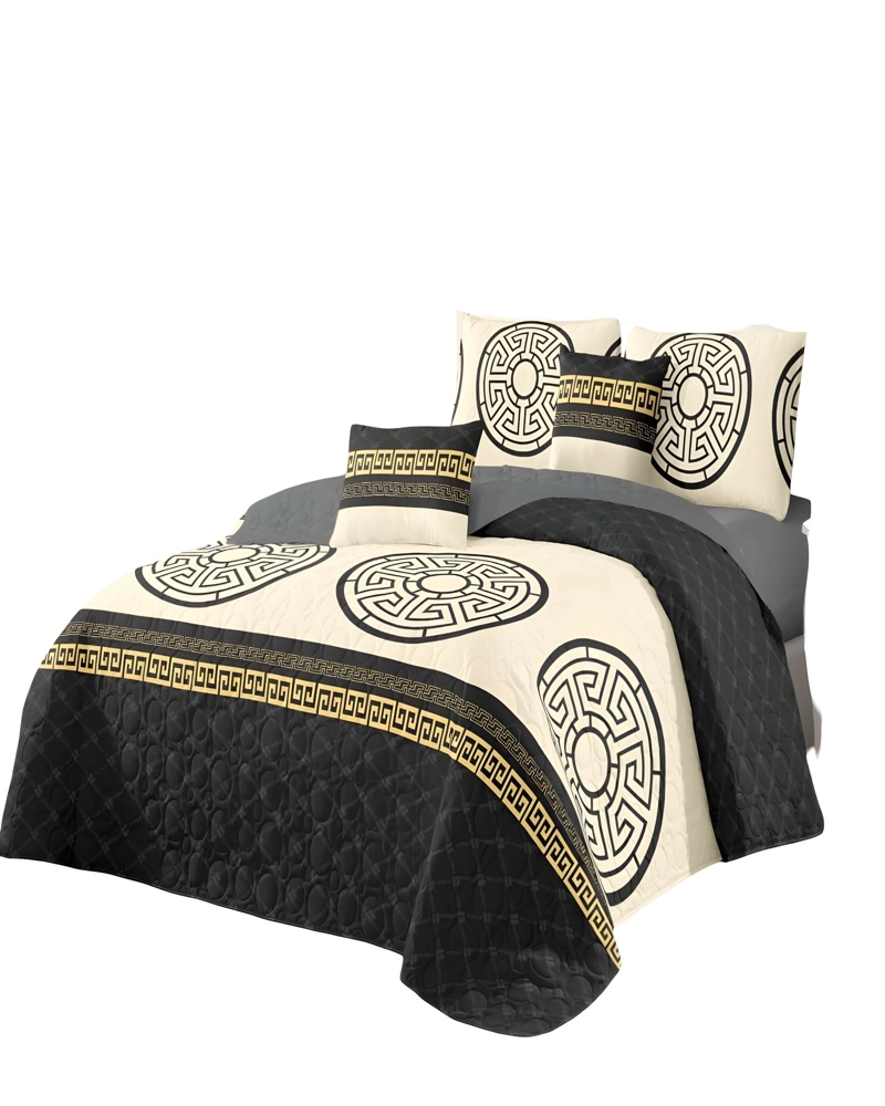 QUILT CUBRECAMA DE VERANO KING BEIGE 02 - 2