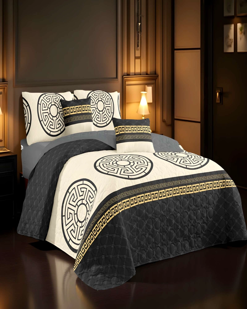 QUILT CUBRECAMA DE VERANO KING BEIGE 02 - 3