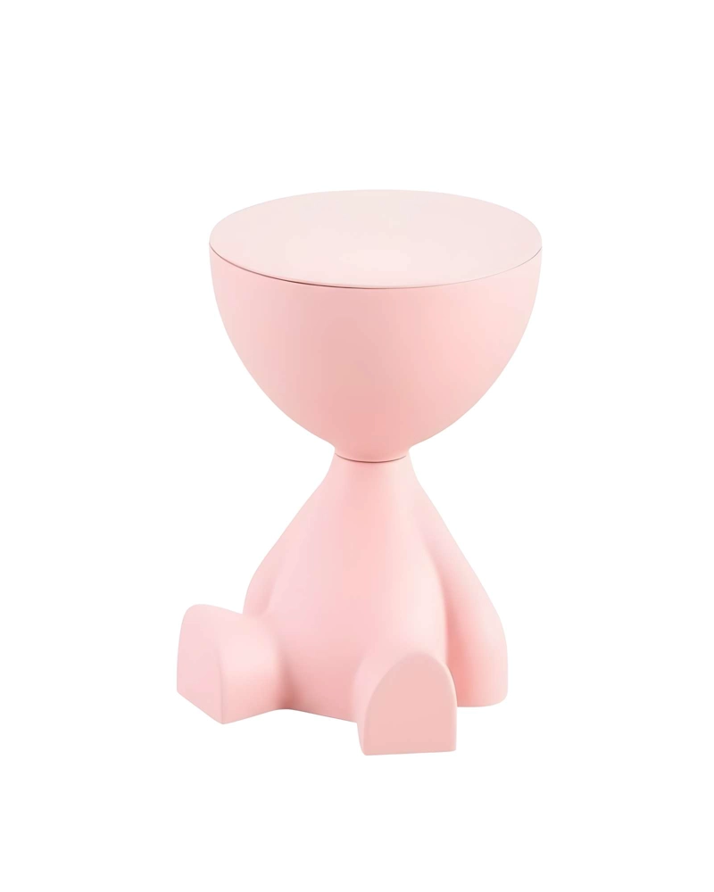 MESA DE ARRIMO MULTIFUNCIONAL CON COMPARTIMENTO ORGANIZADOR INTEGRADO ROSA - 1