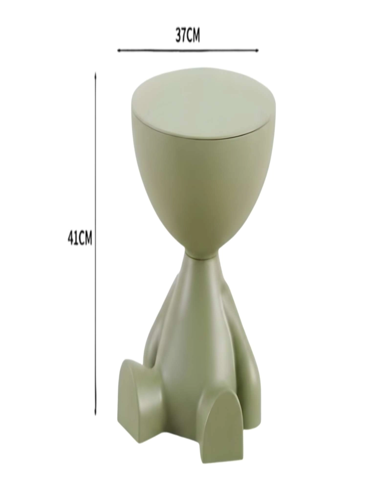 MESA DE ARRIMO MULTIFUNCIONAL CON COMPARTIMENTO ORGANIZADOR INTEGRADO VERDE OLIVA - 2
