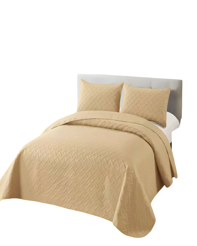 QUILT CUBRECAMA DE VERANO UNICOLOR KING A5 - 1