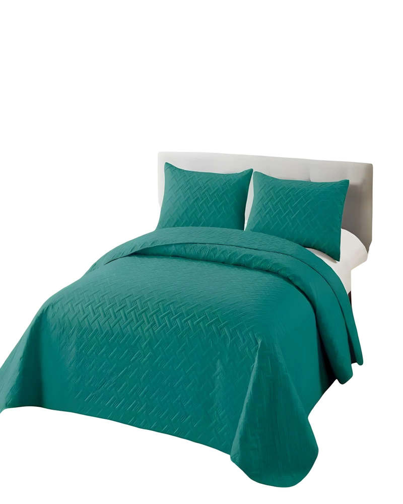 QUILT CUBRECAMA DE VERANO UNICOLOR KING A4 - 1