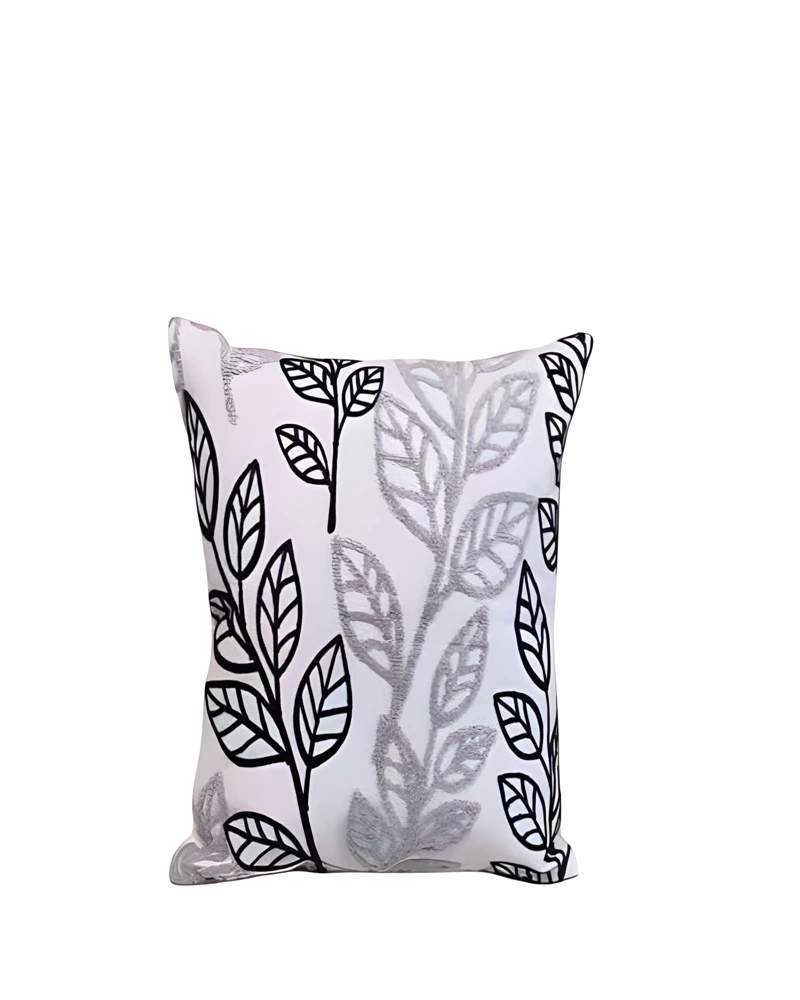 SET DE 4 FUNDAS DE COJIN BORDADAS 45X45CM BLANCO 07 - 2