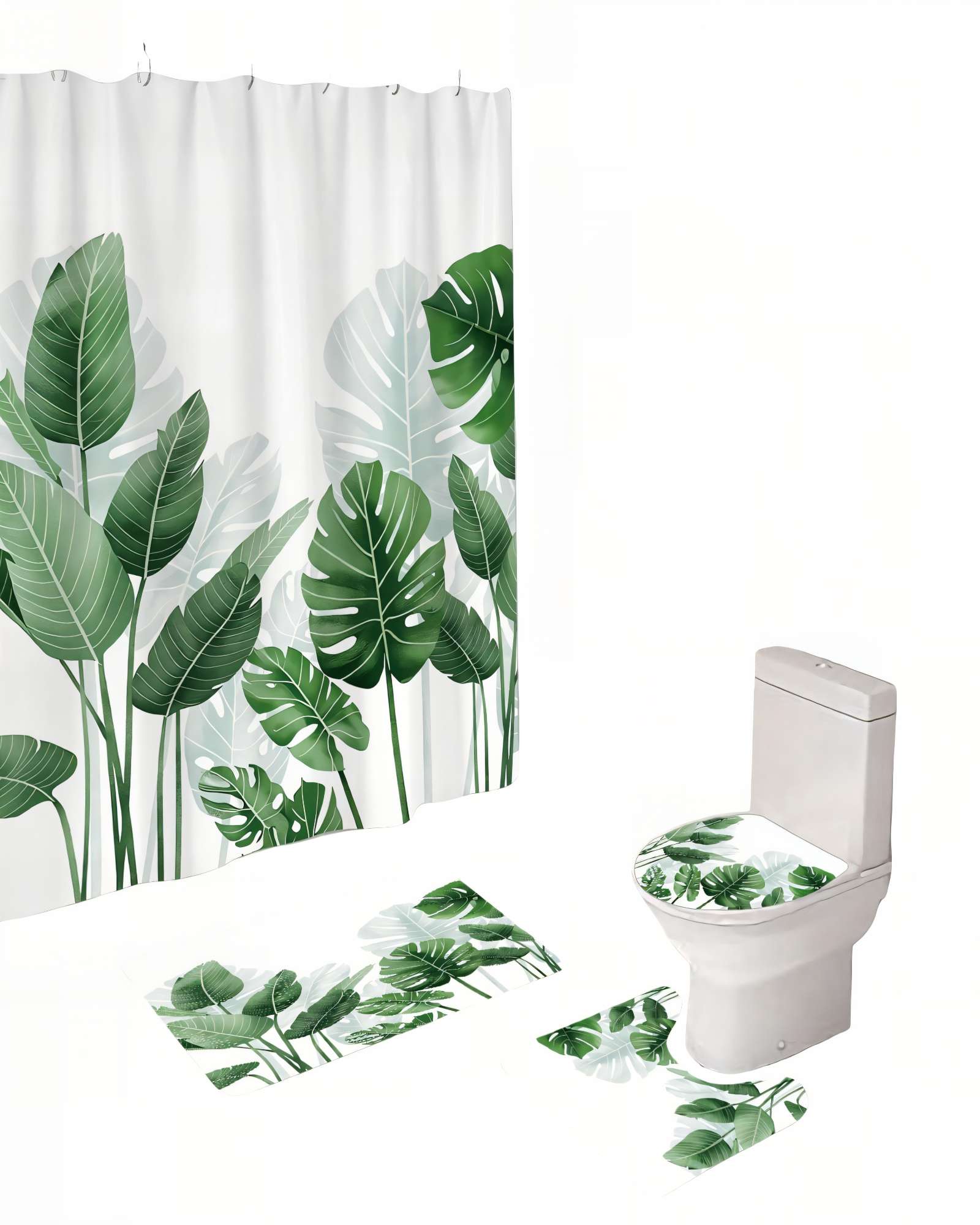 PACK DE 4 PIEZAS PARA BAÑO CON ESTAMPADO 9 - 2