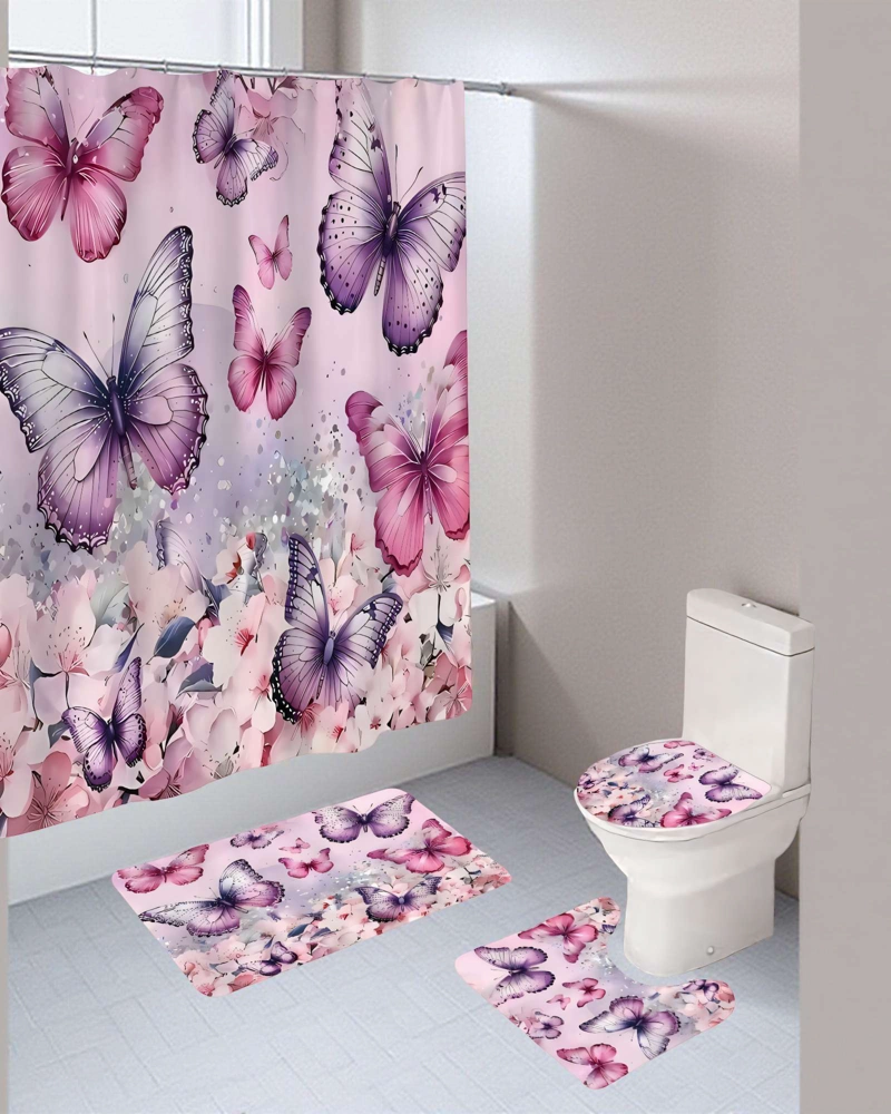 PACK DE 4 PIEZAS PARA BAÑO CON ESTAMPADO 10 - 4