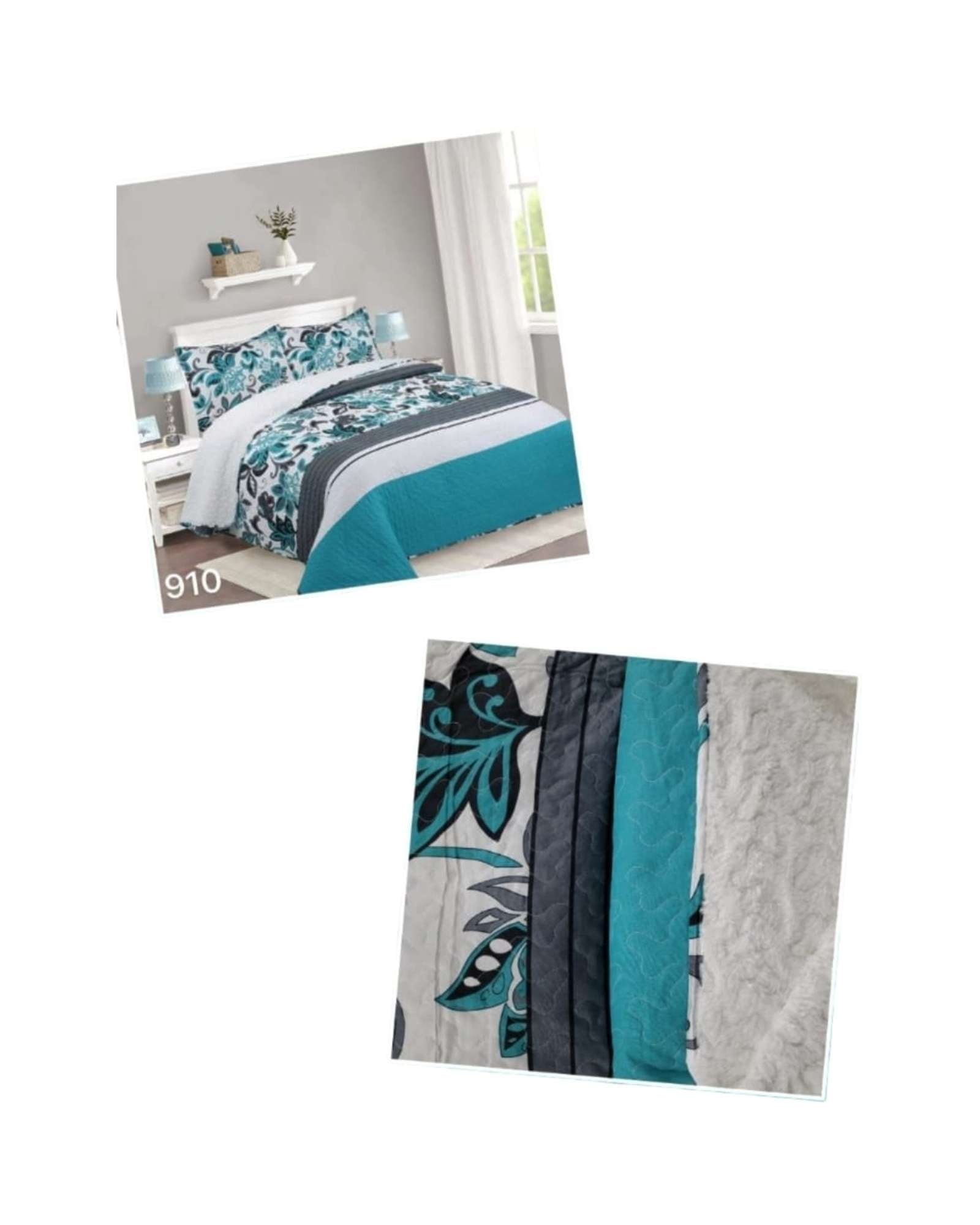 CUBRECAMA QUILT CON CHIPORRO 2P P3 - 2