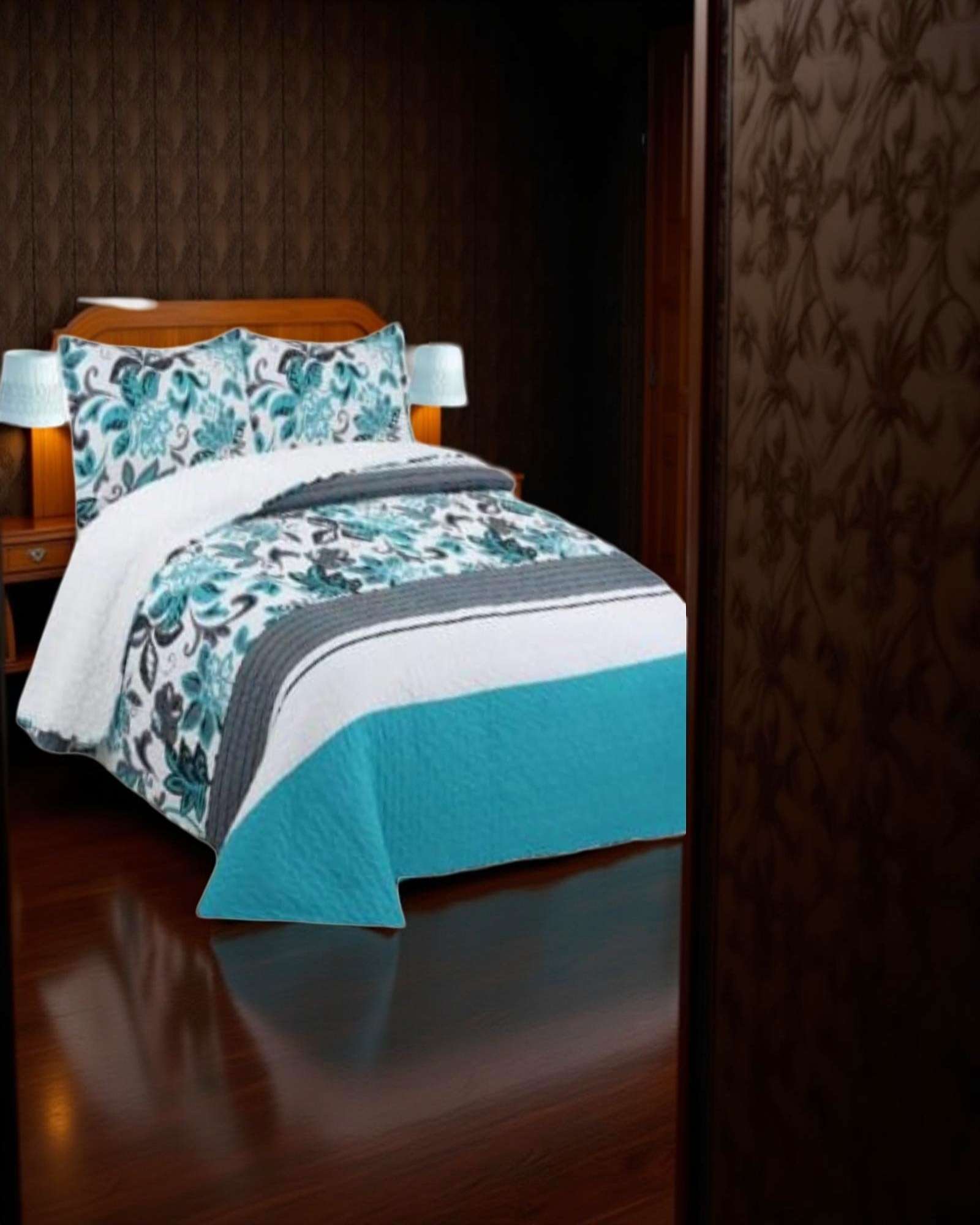 CUBRECAMA QUILT CON CHIPORRO 2P P3 - 3
