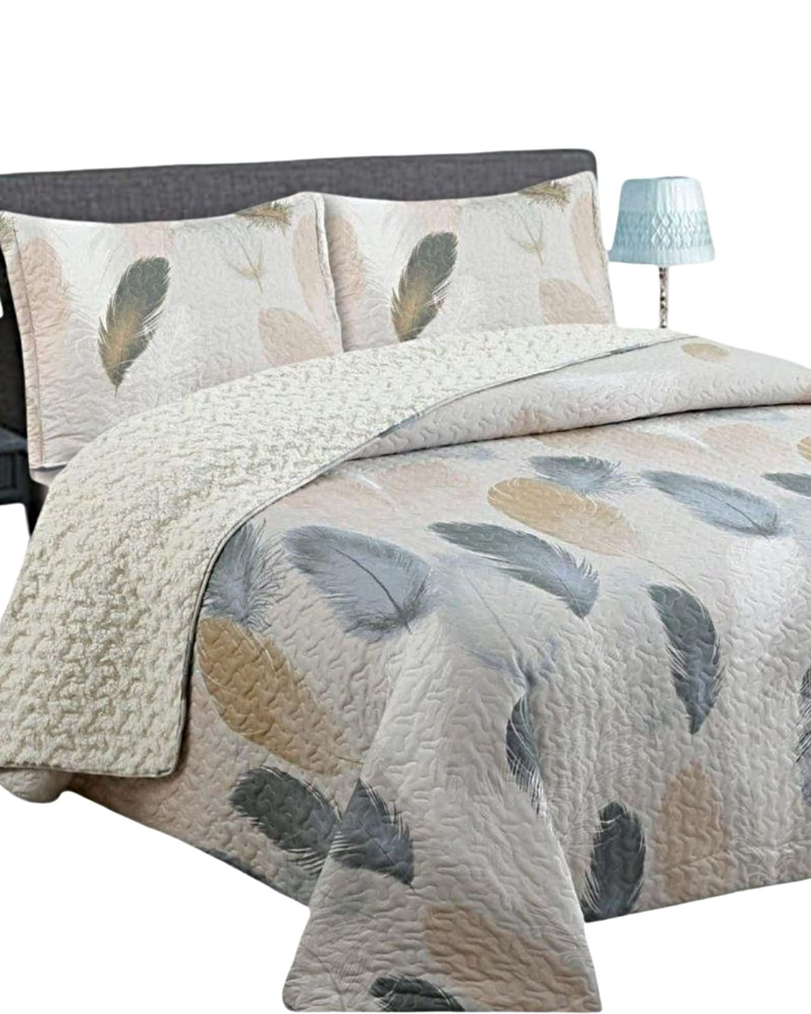 CUBRECAMA QUILT CON CHIPORRO 2P P24 - 2