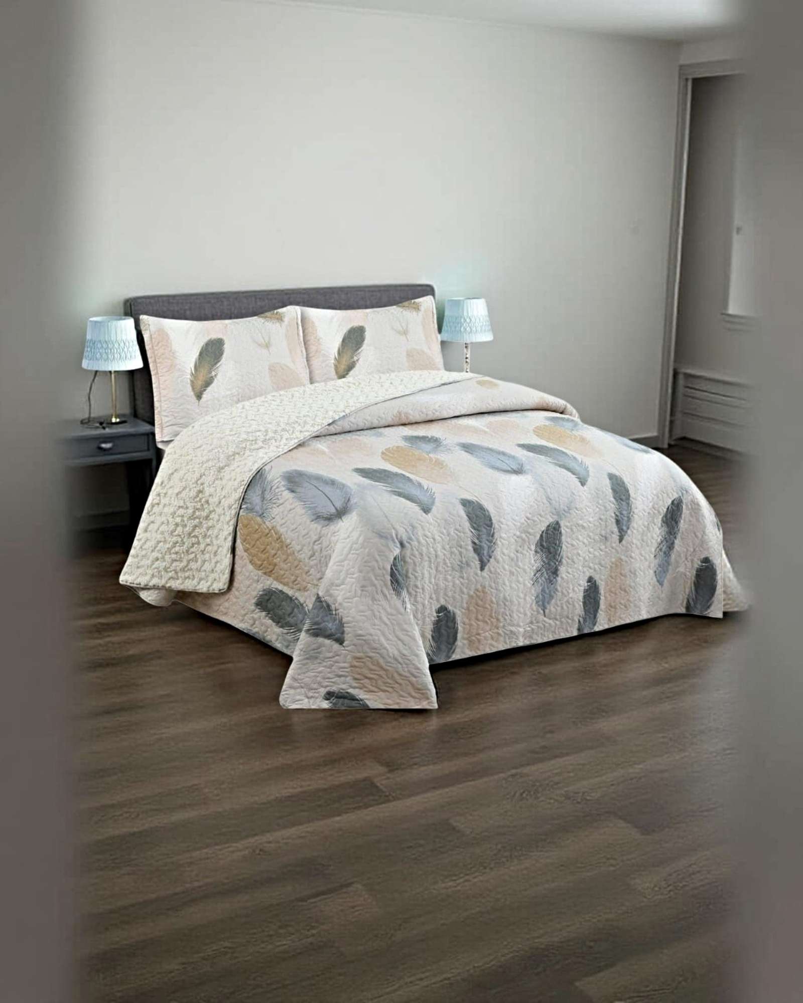 CUBRECAMA QUILT CON CHIPORRO 2P P24 - 3
