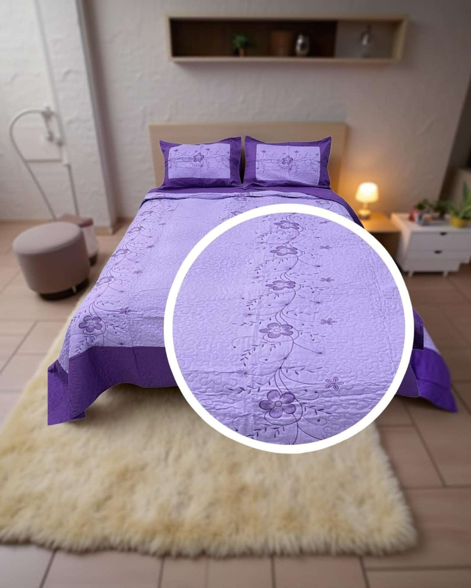 CUBRECAMA QUILT DE VERANO KING-SUPER KING 250X270CM - 3