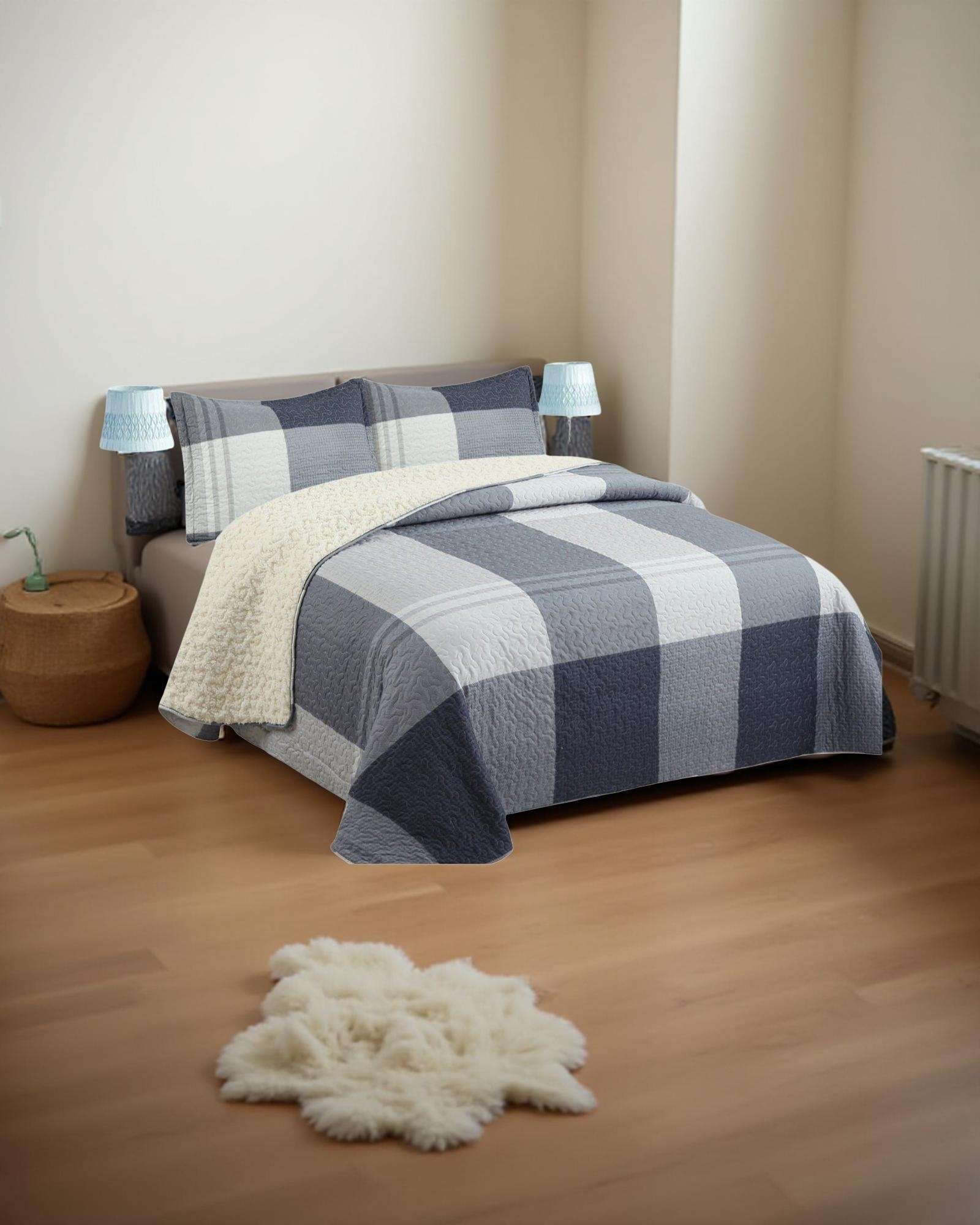 CUBRECAMA QUILT CON CHIPORRO 2P P21 - 3