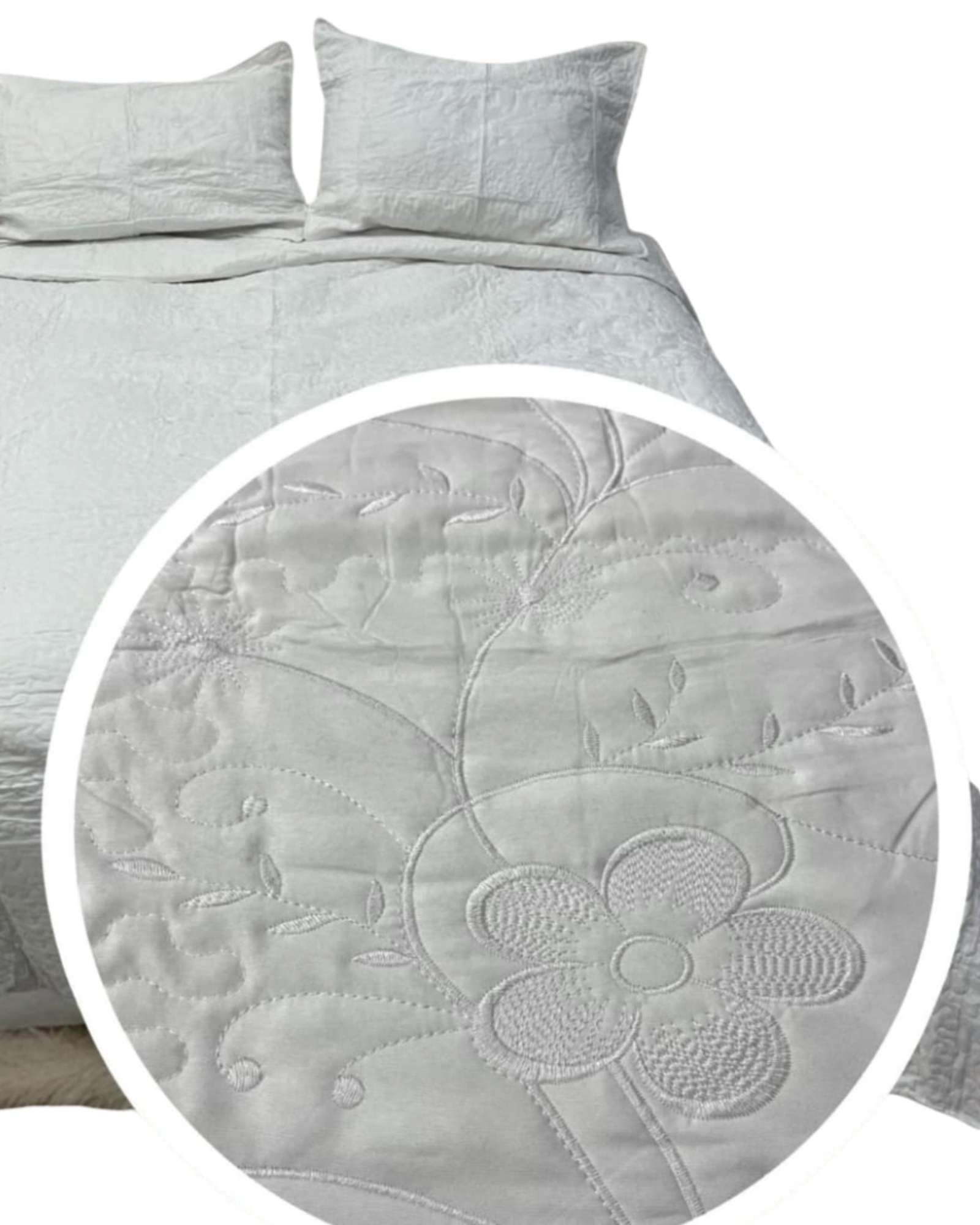 CUBRECAMA QUILT DE VERANO KING-SUPER KING 250X270CM - 2
