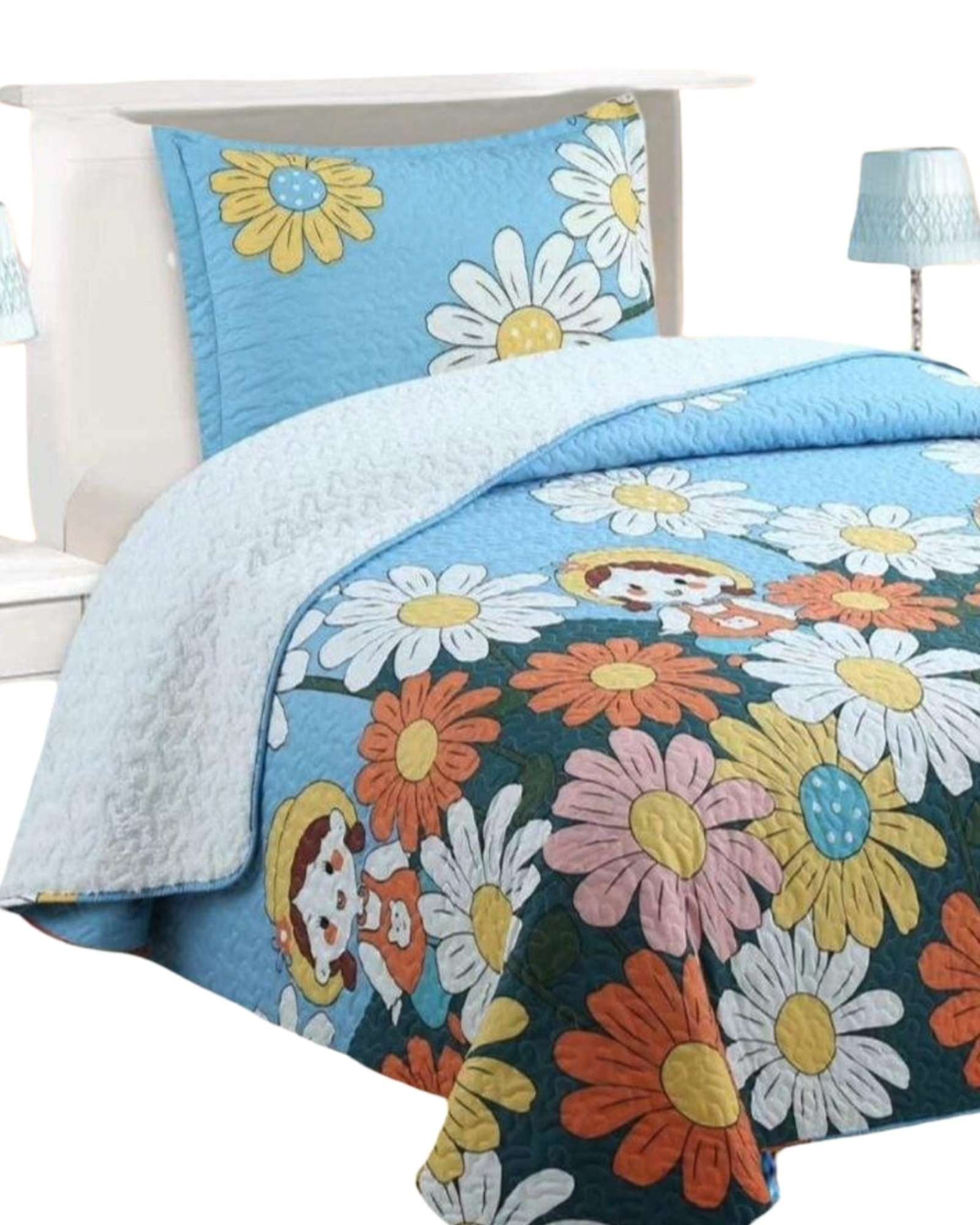 CUBRECAMA QUILT CON CHIPORRO 1.5P H24 - 2