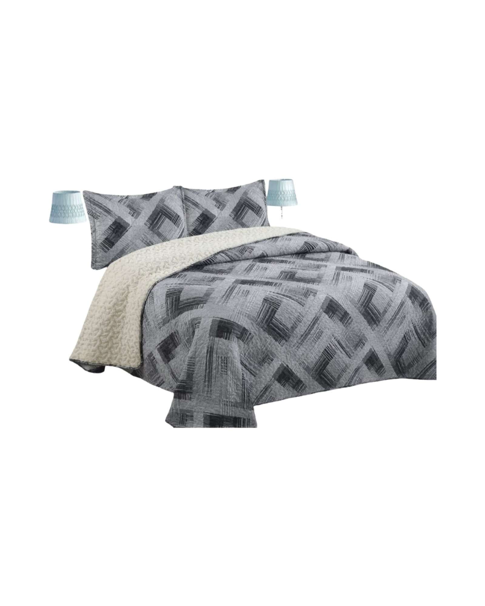 CUBRECAMA QUILT CON CHIPORRO 2P P20 - 1