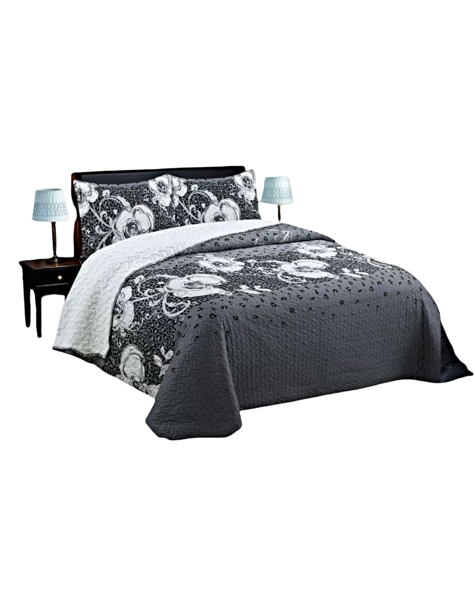 CUBRECAMA QUILT CON CHIPORRO 2P P45 - 1