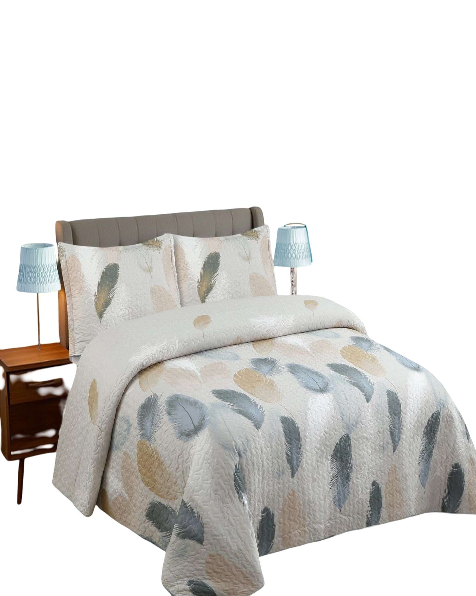 CUBRECAMA QUILT DE VERANO 2 PLAZAS 230X250CM D9 - 1