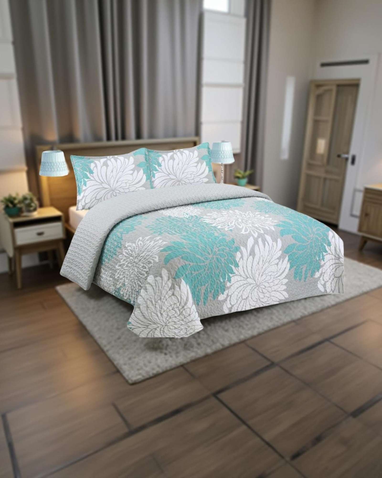 CUBRECAMA QUILT DE VERANO 2 PLAZAS 230X250CM D33 - 3