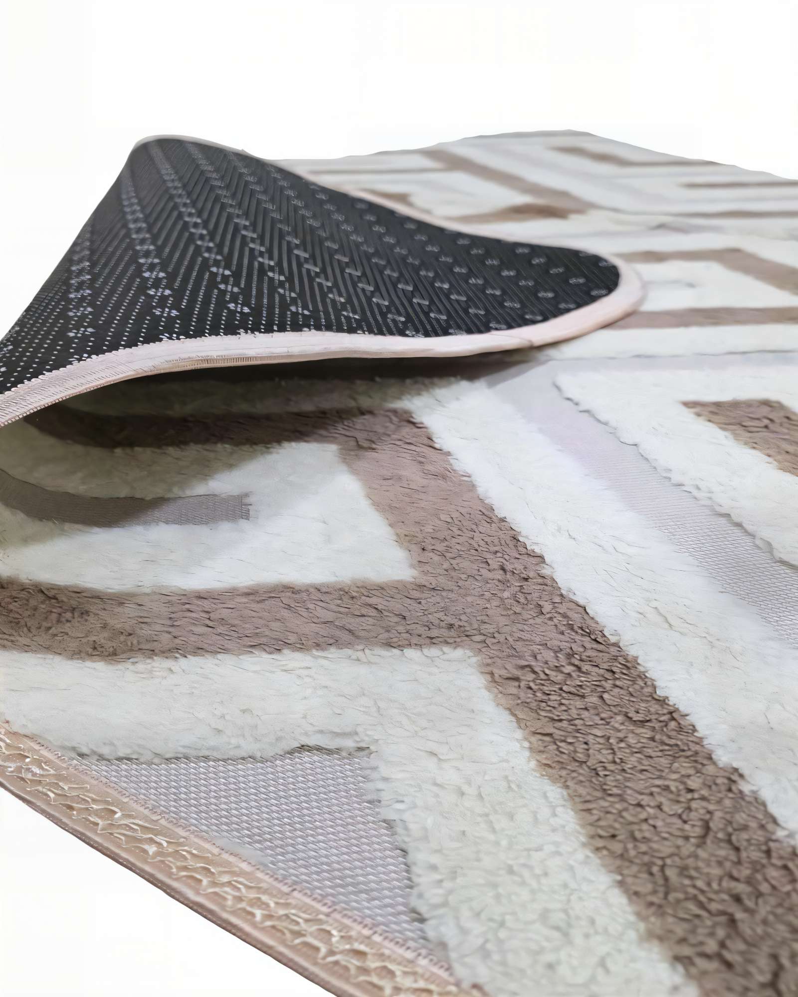 ALFOMBRA DECORATIVA TEXTURIZADA 150X200CM CON DISENO F4 - 2