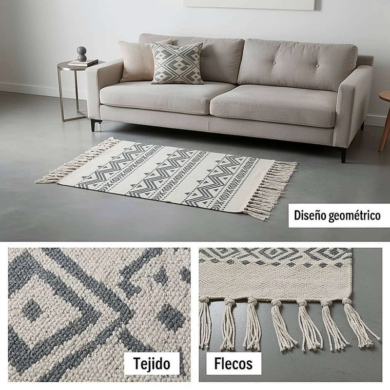 SET DE 2 BAJADAS DE CAMAS DECORATIVAS 60X90CM 04 - 3